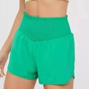 OFFLINE by Aerie Real Me Smocked Running Short